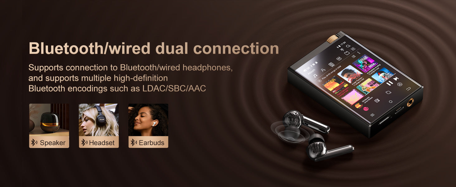 Oilsky Hi-Fi MP3 Player with Bluetooth & WiFi Oilsky Hi-Fi MP3 Player with Bluetooth & WiFi