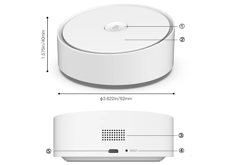 Tuya Smart Gateway Hub – WiFi ZigBee Bluetooth Tuya Smart Gateway Hub – WiFi ZigBee Bluetooth