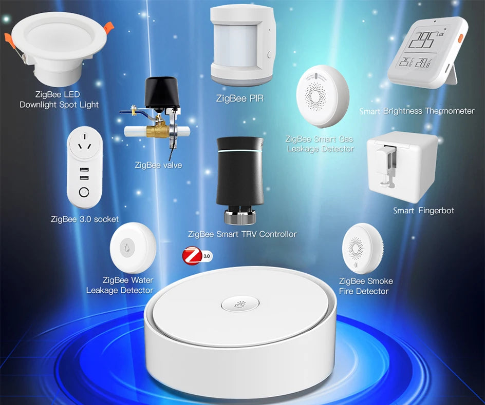 Tuya Smart Gateway Hub – WiFi ZigBee Bluetooth Tuya Smart Gateway Hub – WiFi ZigBee Bluetooth