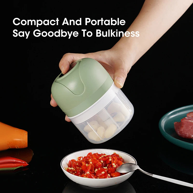 Electric Garlic Masher – Mini USB Chopper & Grinder Electric Garlic Masher – Mini USB Chopper & Grinder
