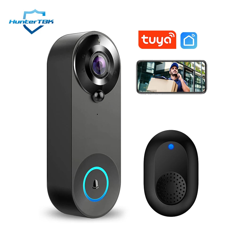 1080P Smart WiFi Video Doorbell – Tuya Compatible 1080P Smart WiFi Video Doorbell – Tuya Compatible