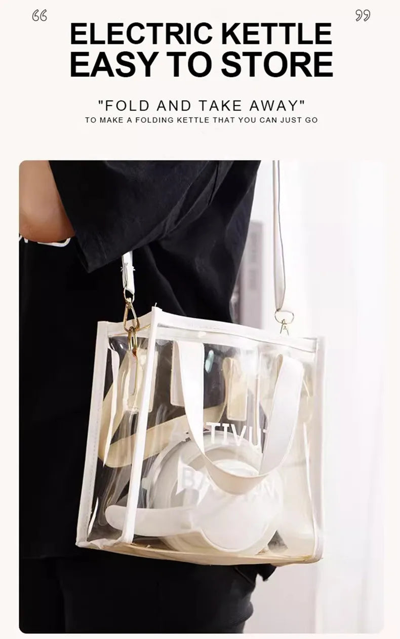 600ML Foldable Portable Electric Travel Kettle 600ML Foldable Portable Electric Travel Kettle