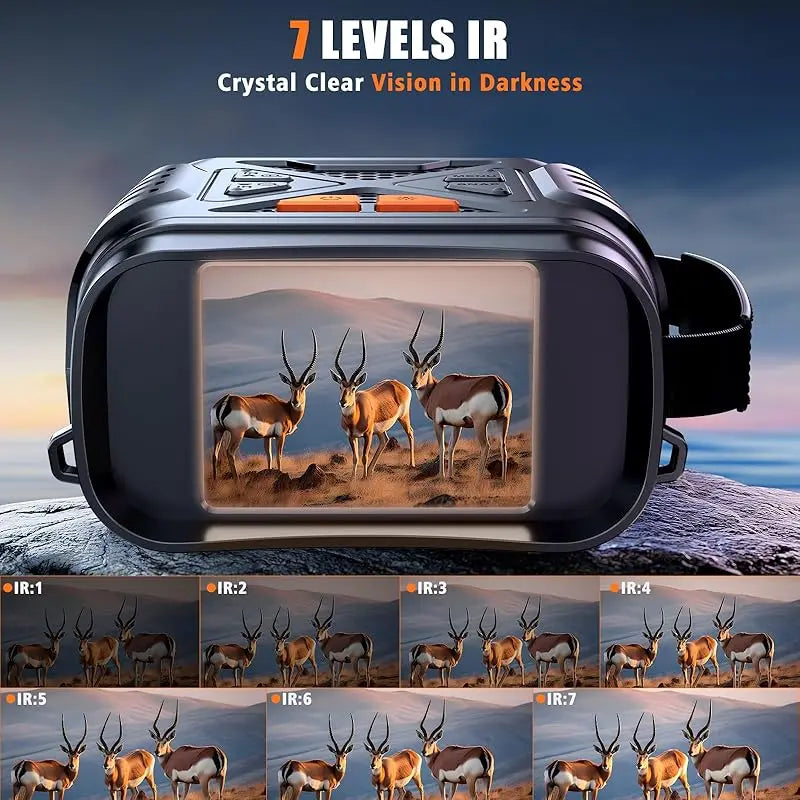 1080P Digital Night Vision Binoculars – 10x Zoom, Infrared, 800m Range 1080P Digital Night Vision Binoculars – 10x Zoom, Infrared, 800m Range
