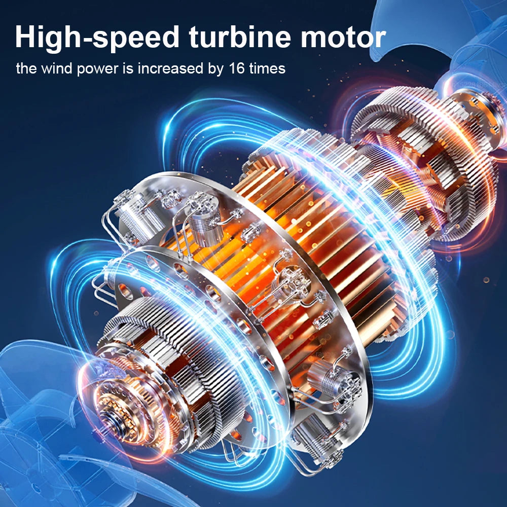 20,000mAh Rechargeable Camping Fan with Light & Hook 20,000mAh Rechargeable Camping Fan with Light & Hook