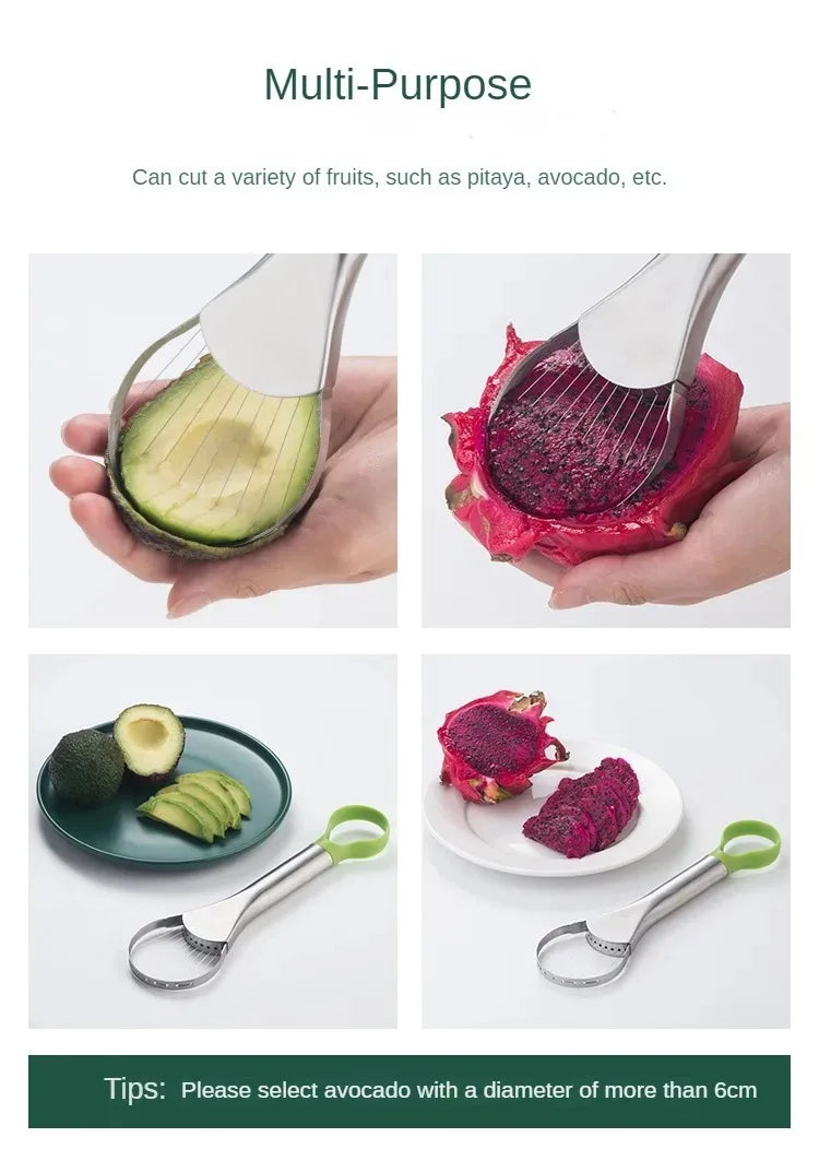 Avocado & Fruit Stainless Steel Cutting Gadget Avocado & Fruit Stainless Steel Cutting Gadget