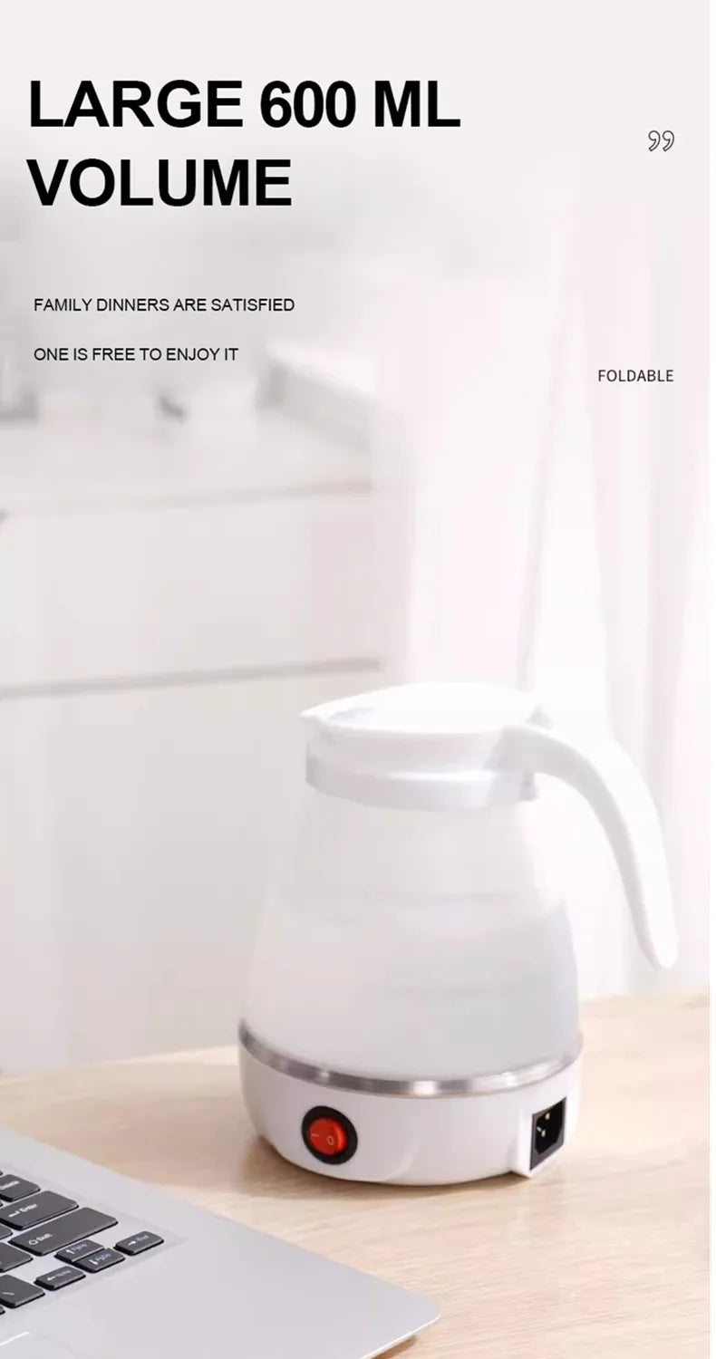 600ML Foldable Portable Electric Travel Kettle 600ML Foldable Portable Electric Travel Kettle