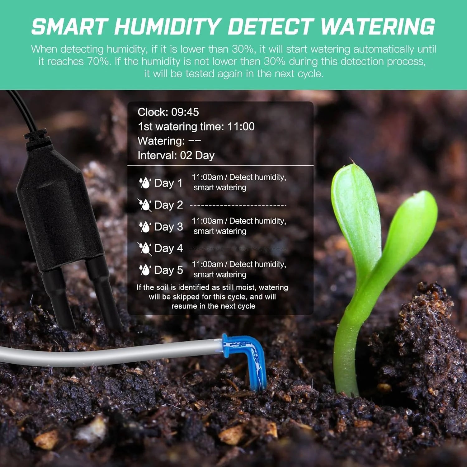 Automatic Indoor Plant Waterer – 15-Pot Drip Irrigation Kit Automatic Indoor Plant Waterer – 15-Pot Drip Irrigation Kit