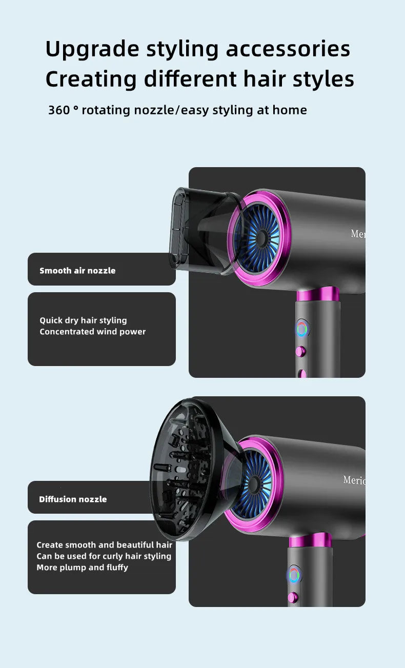 Latest High-Speed Blue Light Ion Hair Dryer Latest High-Speed Blue Light Ion Hair Dryer