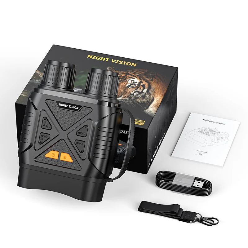 1080P Digital Night Vision Binoculars – 10x Zoom, Infrared, 800m Range 1080P Digital Night Vision Binoculars – 10x Zoom, Infrared, 800m Range