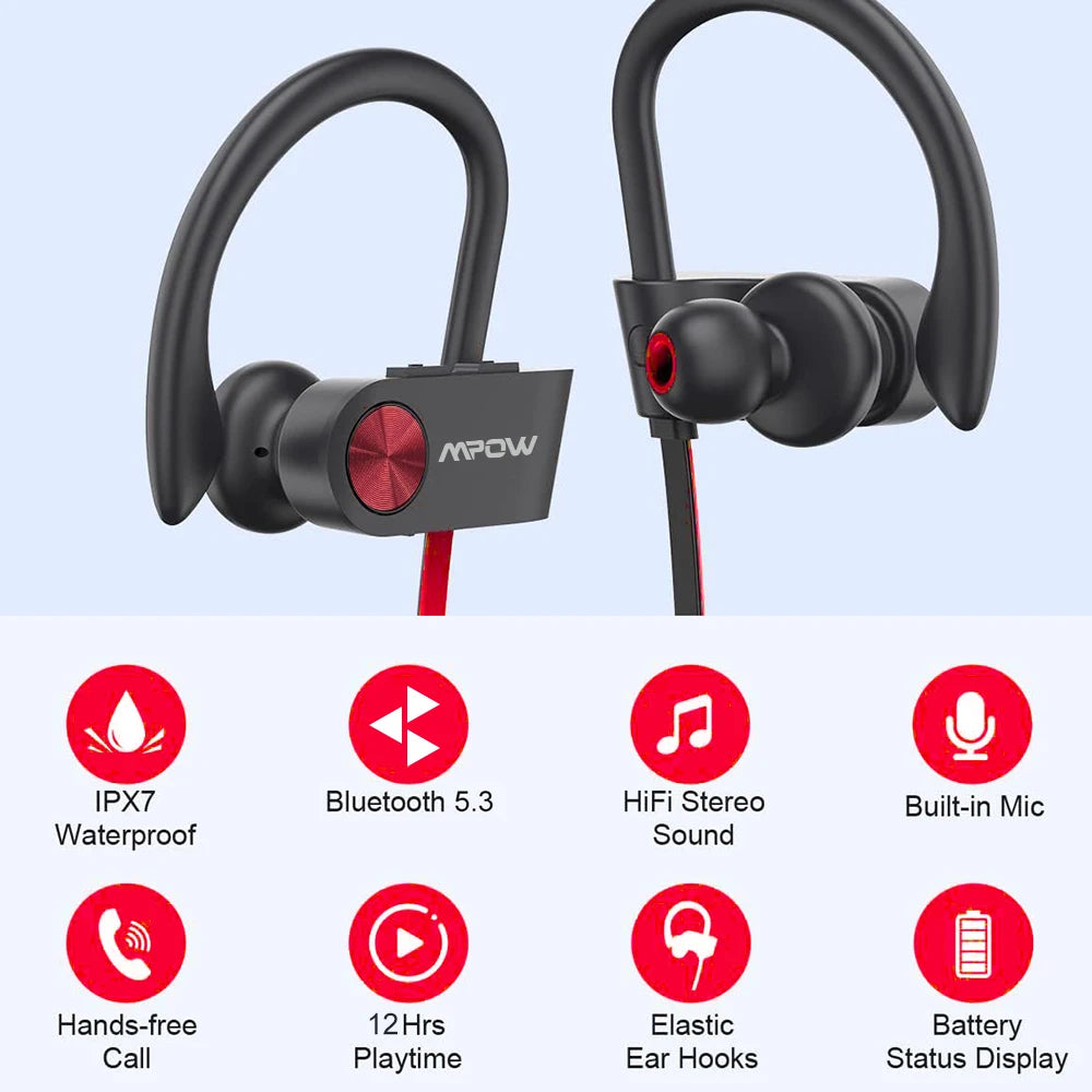 Mpow Flame Wireless Sport Earbuds – IPX7 Waterproof & HiFi Sound Mpow Flame Wireless Sport Earbuds – IPX7 Waterproof & HiFi Sound