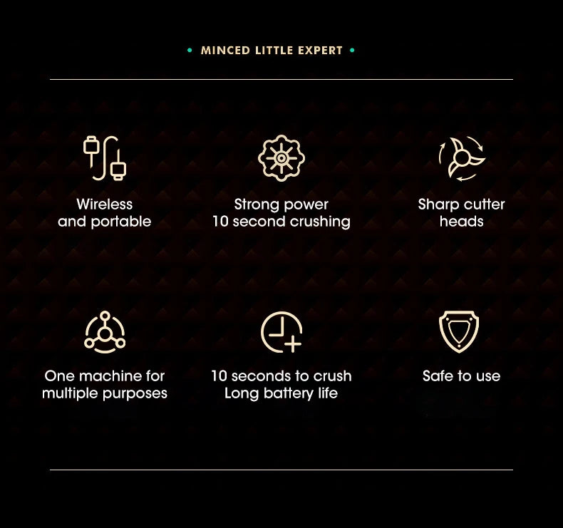 Electric Garlic Masher – Mini USB Chopper & Grinder Electric Garlic Masher – Mini USB Chopper & Grinder