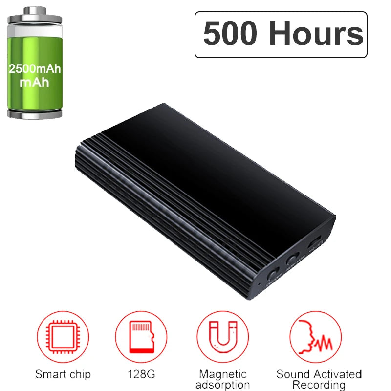 2500mAh Magnetic Voice Activated Recorder 2500mAh Magnetic Voice Activated Recorder