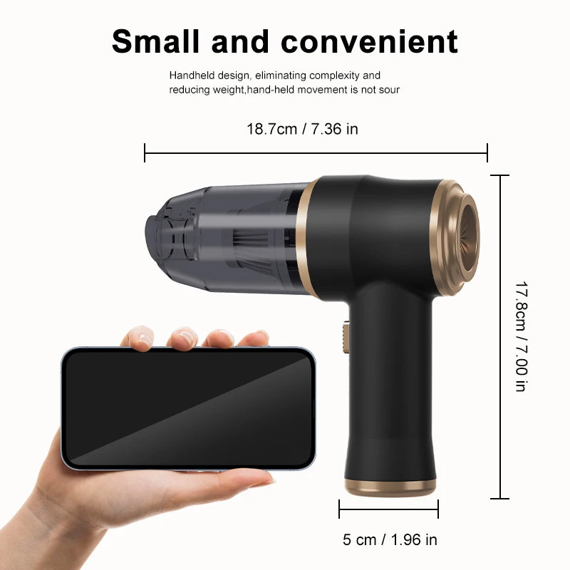 Wireless Car Vacuum Cleaner – High Power Portable Cleaning Machine Wireless Car Vacuum Cleaner – High Power Portable Cleaning Machine
