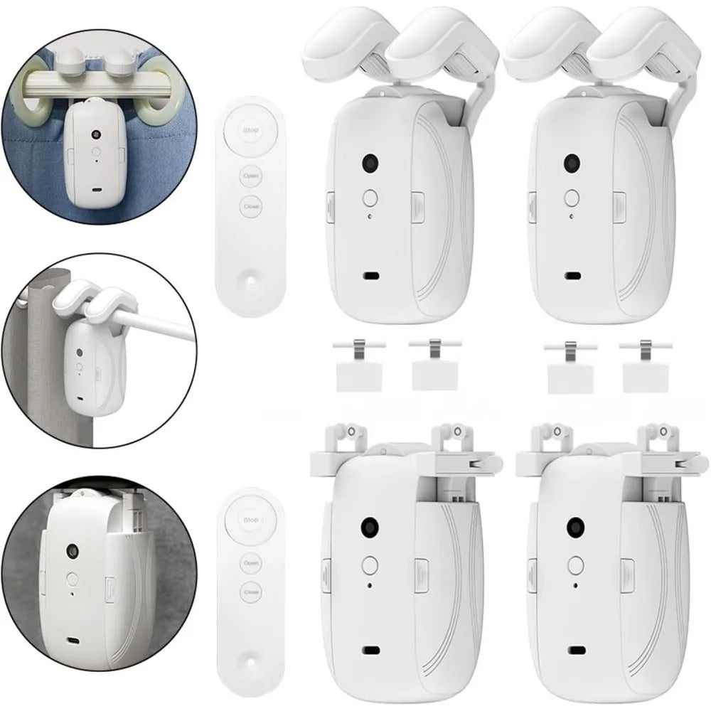 Smart Curtain Opener – Remote Controlled Electric Motor Smart Curtain Opener – Remote Controlled Electric Motor
