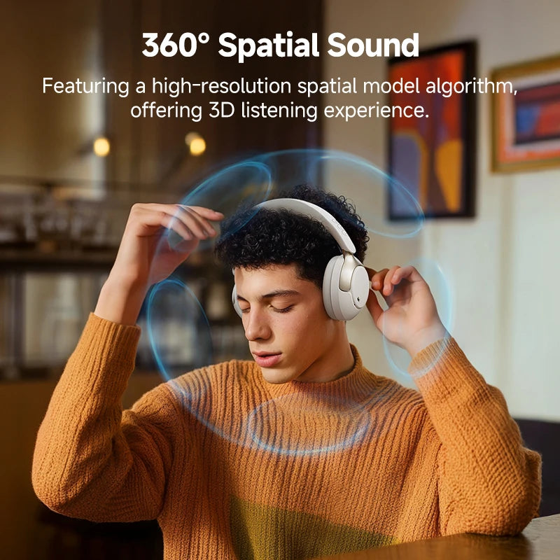 QCY H3 Pro ANC Headphones – 50dB Noise Canceling with LDAC & Spatial Audio QCY H3 Pro ANC Headphones – 50dB Noise Canceling with LDAC & Spatial Audio