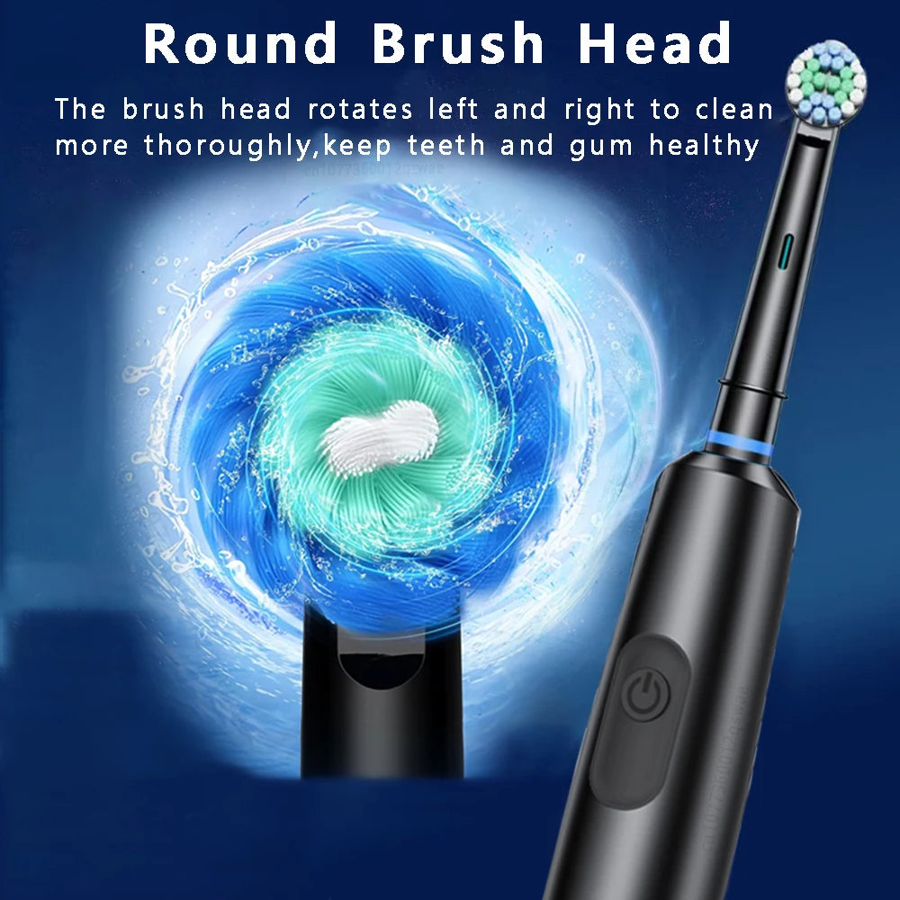 Electric Toothbrush with Rotary Cleaning & Timer Electric Toothbrush with Rotary Cleaning & Timer