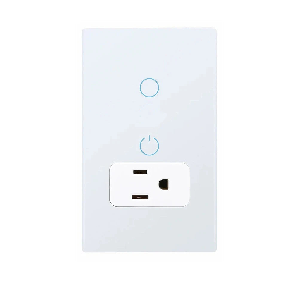Melery Smart WiFi Wall Socket – Tuya Glass Touch Outlet Melery Smart WiFi Wall Socket – Tuya Glass Touch Outlet