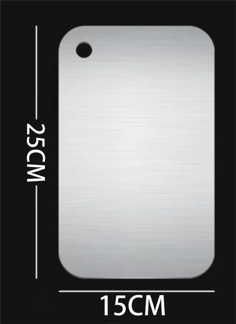 Titanium 304 Stainless Steel Double-Sided Cutting Board Titanium 304 Stainless Steel Double-Sided Cutting Board