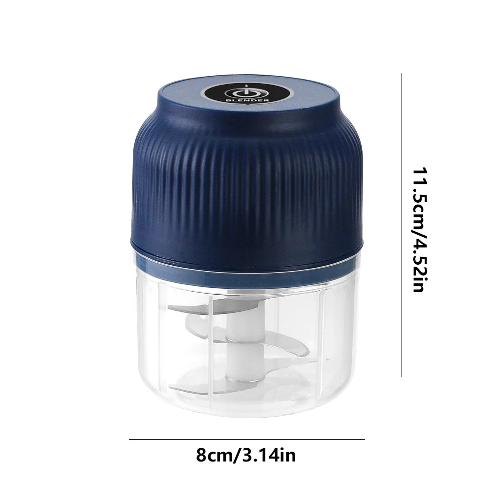 250ml Mini Wireless Electric Garlic Chopper 250ml Mini Wireless Electric Garlic Chopper