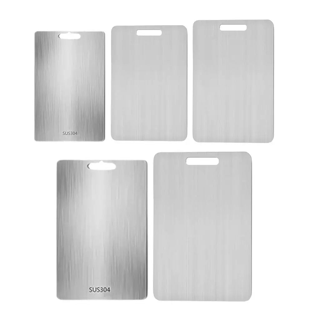 Titanium 304 Stainless Steel Double-Sided Cutting Board Titanium 304 Stainless Steel Double-Sided Cutting Board