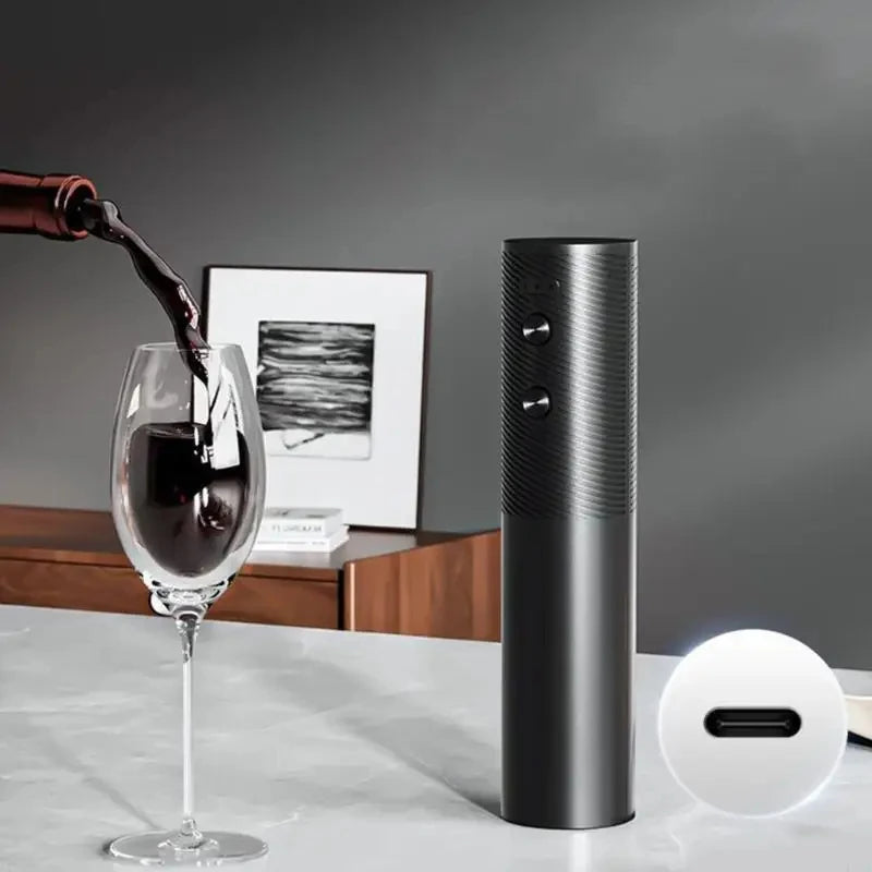 Electric Wine Opener – Rechargeable with Charging Base Electric Wine Opener – Rechargeable with Charging Base