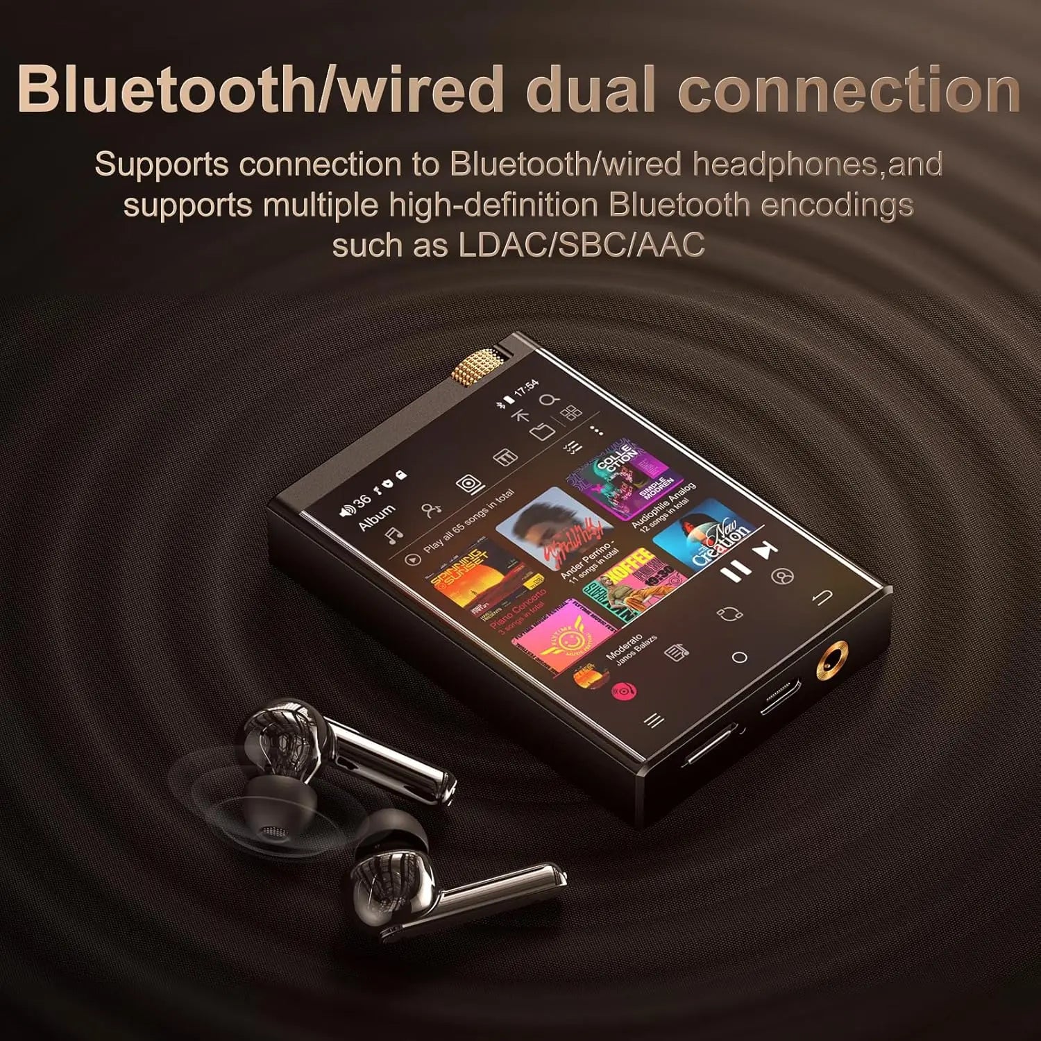 Oilsky Hi-Fi MP3 Player with Bluetooth & WiFi Oilsky Hi-Fi MP3 Player with Bluetooth & WiFi