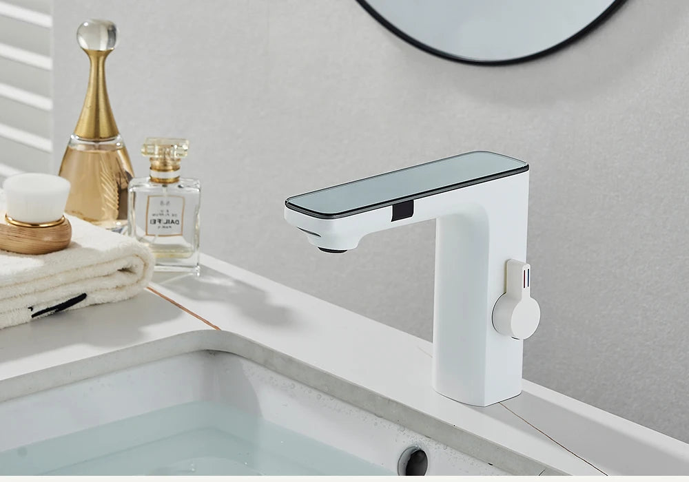 Rozin Touchless Sensor Basin Faucet with Smart Display Rozin Touchless Sensor Basin Faucet with Smart Display