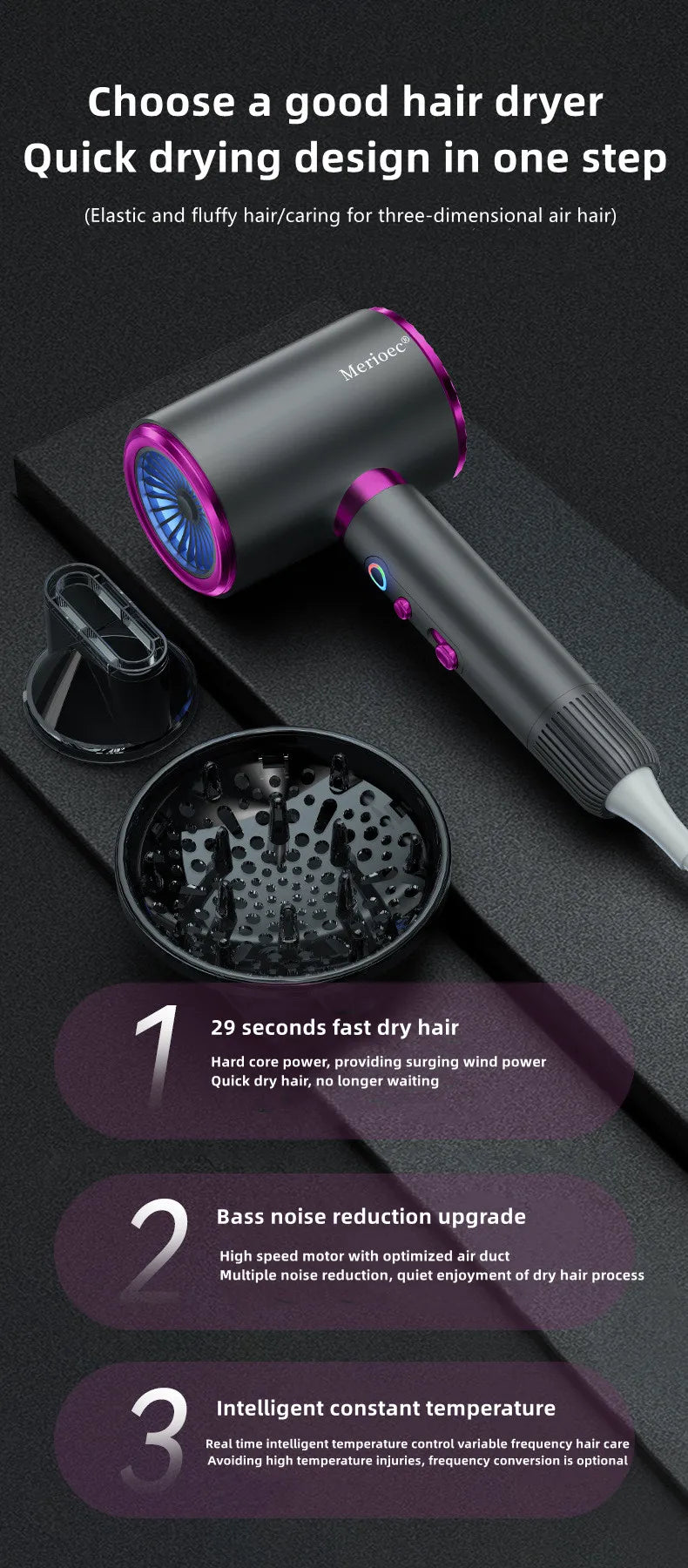 Latest High-Speed Blue Light Ion Hair Dryer Latest High-Speed Blue Light Ion Hair Dryer