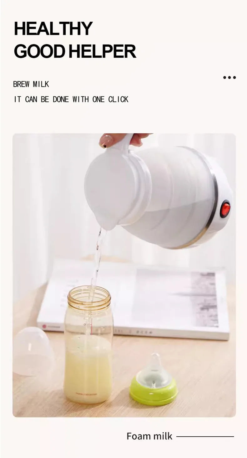 600ML Foldable Portable Electric Travel Kettle 600ML Foldable Portable Electric Travel Kettle