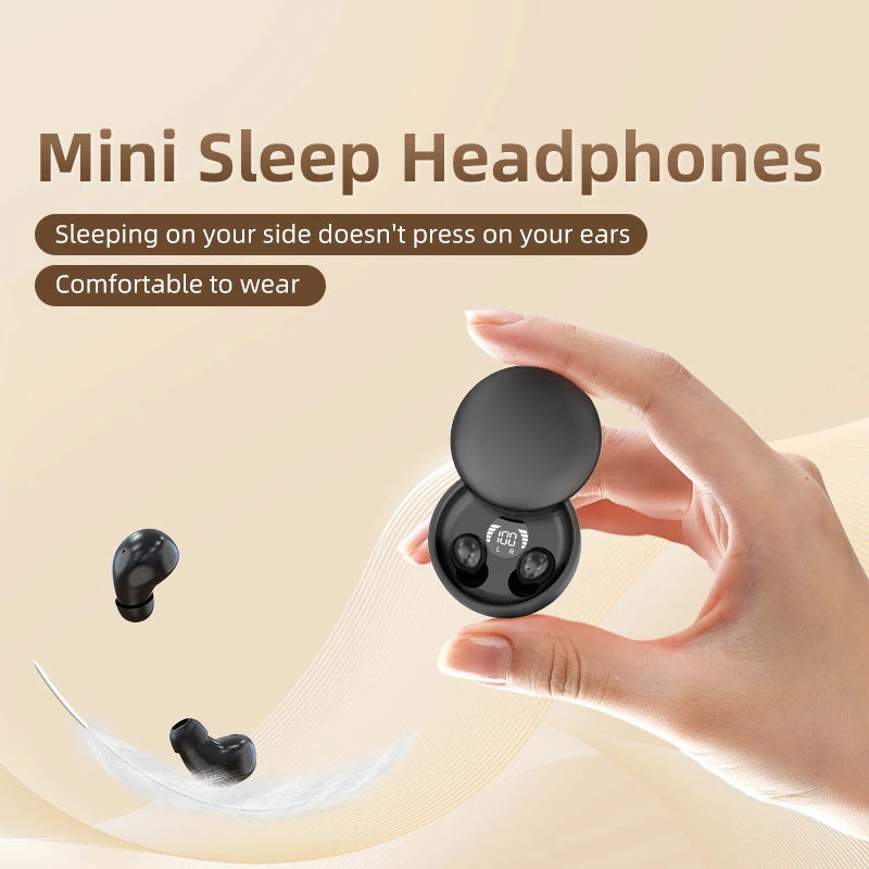 Mini Invisible Bluetooth Sleep Earbuds – Noise Canceling & Waterproof Mini Invisible Bluetooth Sleep Earbuds – Noise Canceling & Waterproof