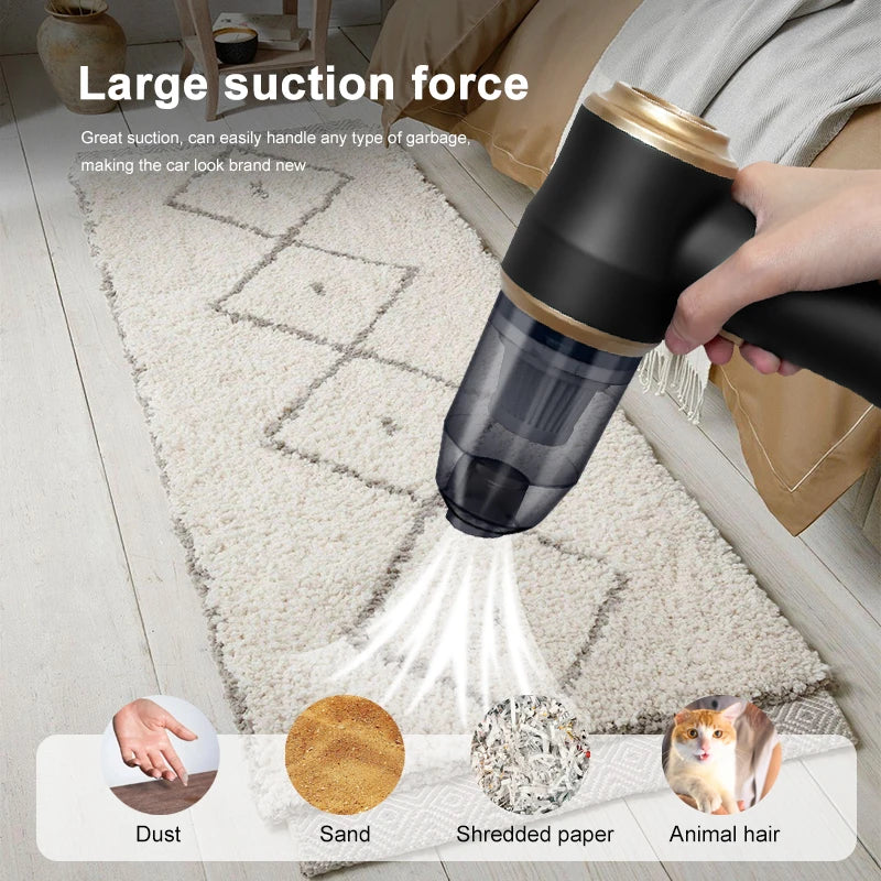 Wireless Car Vacuum Cleaner – High Power Portable Cleaning Machine Wireless Car Vacuum Cleaner – High Power Portable Cleaning Machine