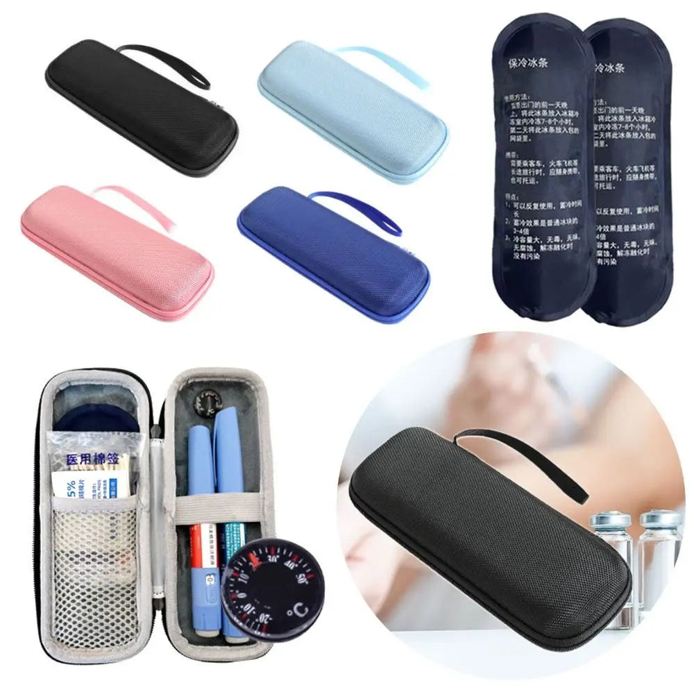 Portable Waterproof Insulin Cooling Bag with Gel – Diabetic Pen Case Portable Waterproof Insulin Cooling Bag with Gel – Diabetic Pen Case