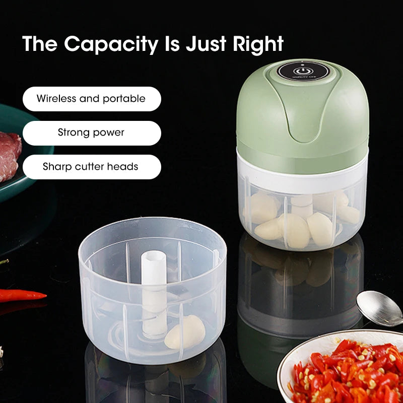 Electric Garlic Masher – Mini USB Chopper & Grinder Electric Garlic Masher – Mini USB Chopper & Grinder