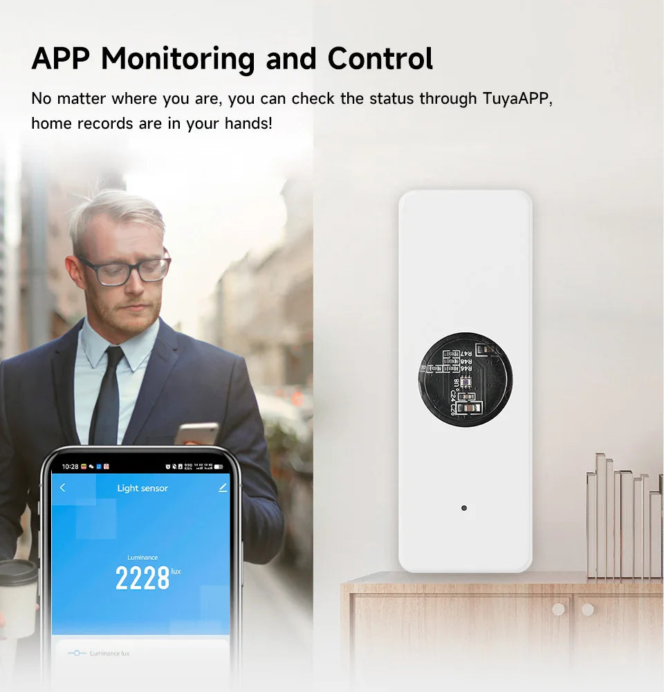 Tuya ZigBee Light Sensor – Smart Home Illumination Detector Tuya ZigBee Light Sensor – Smart Home Illumination Detector