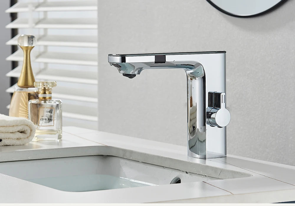 Rozin Touchless Sensor Basin Faucet with Smart Display Rozin Touchless Sensor Basin Faucet with Smart Display
