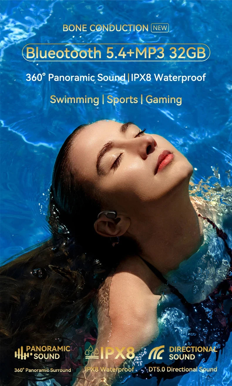 Xiaomi Bone Conduction Bluetooth 5.4 Headphones with 32GB MP3 Player Xiaomi Bone Conduction Bluetooth 5.4 Headphones with 32GB MP3 Player