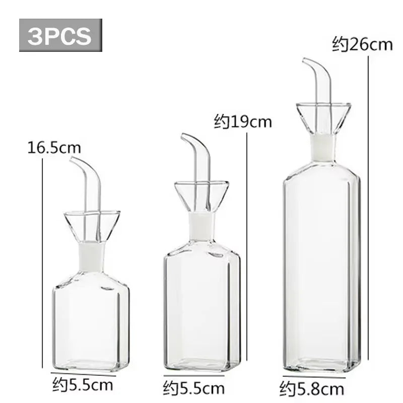 2025 High Borosilicate Glass Oil & Vinegar Leak-proof Bottle 2025 High Borosilicate Glass Oil & Vinegar Leak-proof Bottle