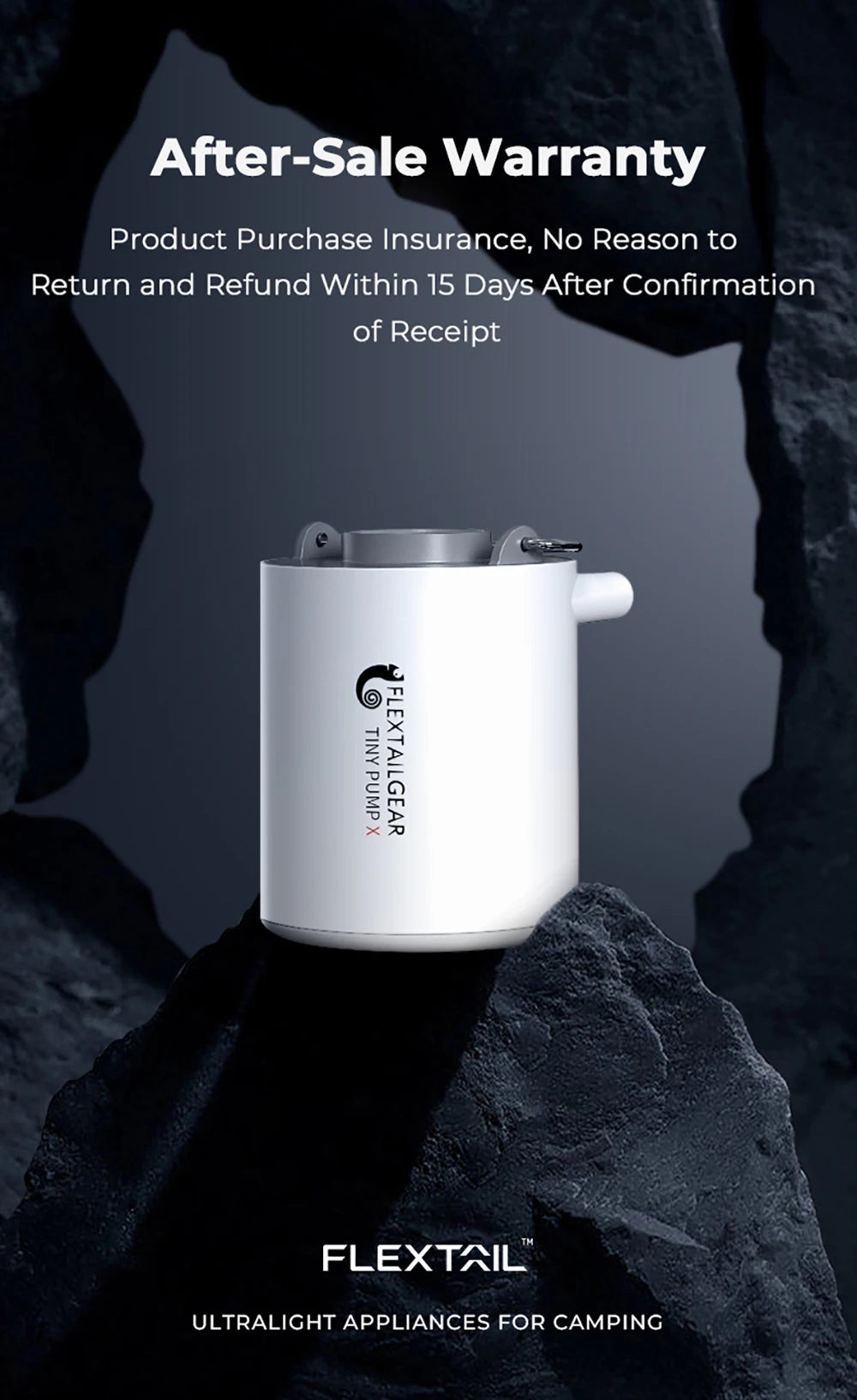 FLEXTAILGEAR Tiny Pump X – Mini Air Pump & Camping Light FLEXTAILGEAR Tiny Pump X – Mini Air Pump & Camping Light