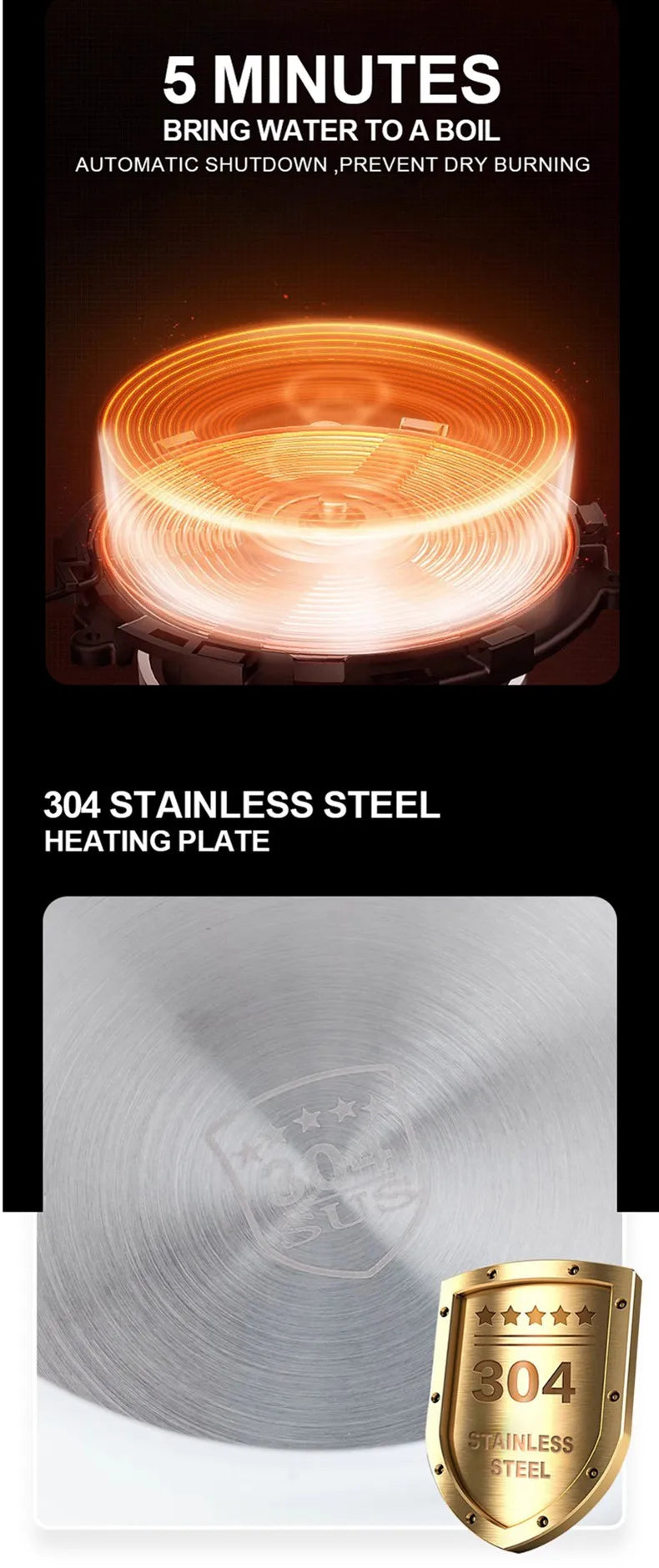 600ML Foldable Portable Electric Travel Kettle 600ML Foldable Portable Electric Travel Kettle