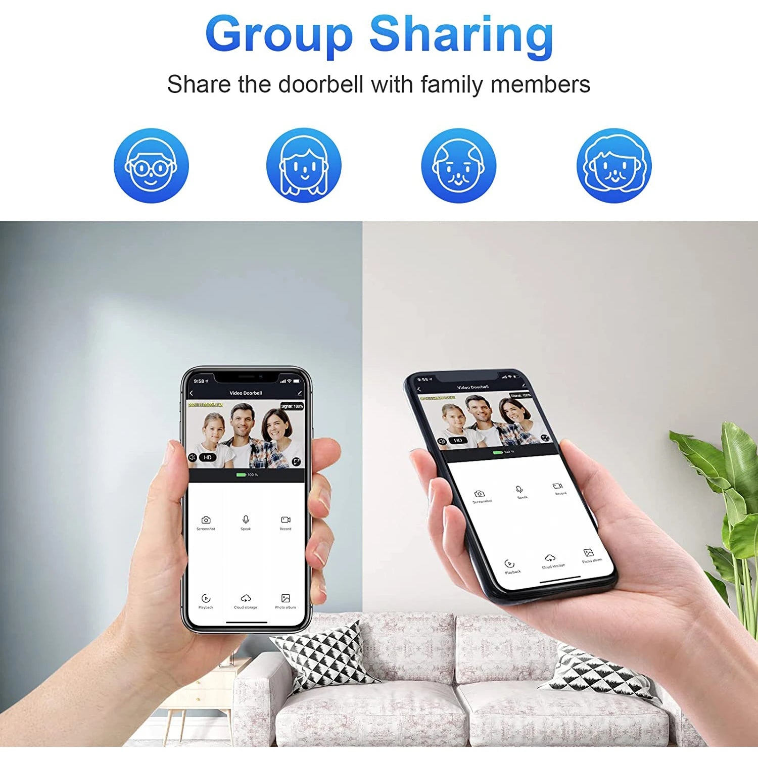 1080P Smart WiFi Video Doorbell – Tuya Compatible 1080P Smart WiFi Video Doorbell – Tuya Compatible