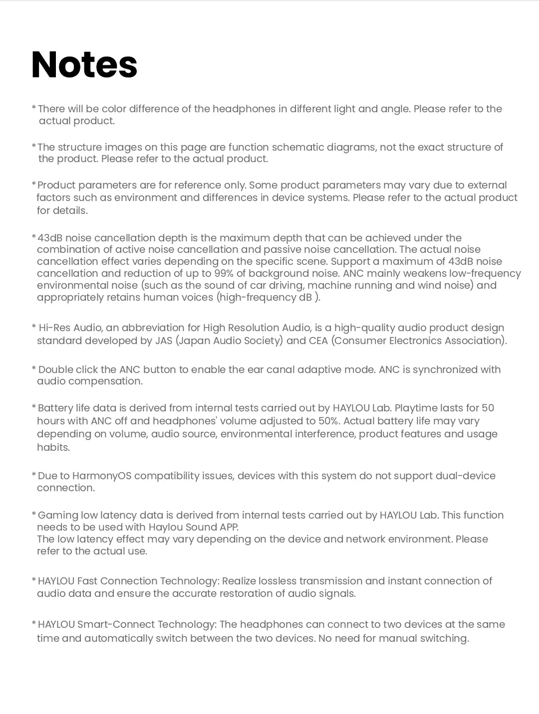 Haylou S30 Bluetooth 5.4 Earphones Haylou S30 Bluetooth 5.4 Earphones