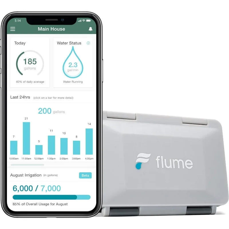 Flume2 Smart Water Monitor – Leak Detection & Usage Tracker Flume2 Smart Water Monitor – Leak Detection & Usage Tracker
