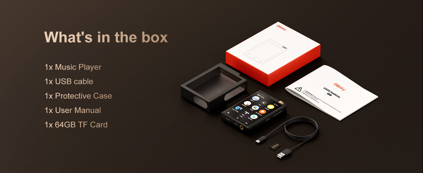 Oilsky Hi-Fi MP3 Player with Bluetooth & WiFi Oilsky Hi-Fi MP3 Player with Bluetooth & WiFi