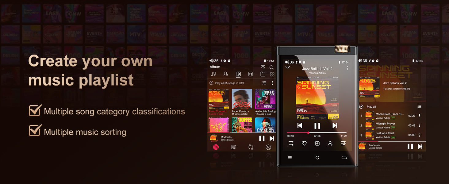 Oilsky Hi-Fi MP3 Player with Bluetooth & WiFi