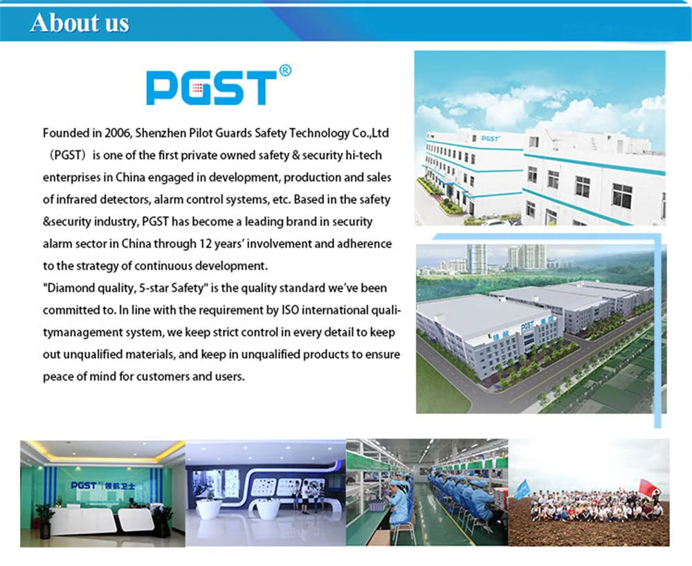 PGST Tuya Smart WiFi GSM Home Alarm System