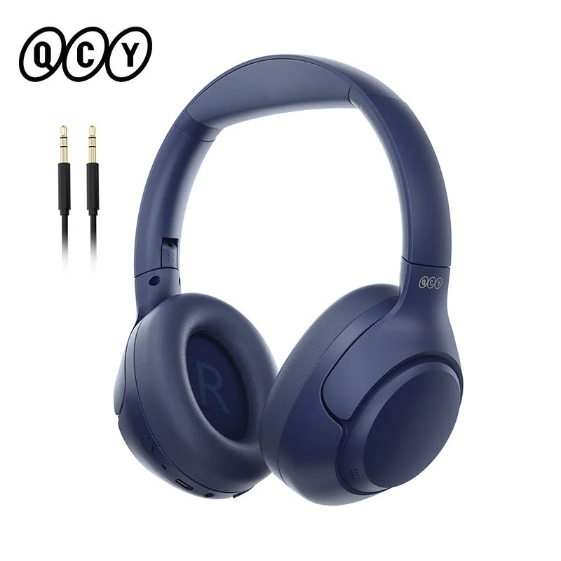 QCY H3 ANC Wireless Headphones – Hi-Res Over-Ear, 60H Playtime