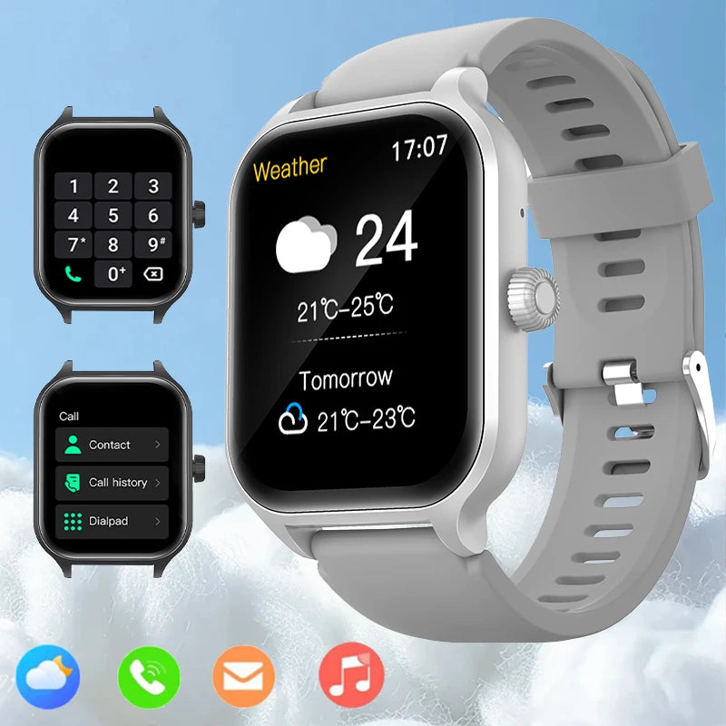 Smartwatch with Wireless Calling – Multi-Sport & SMS Reminder