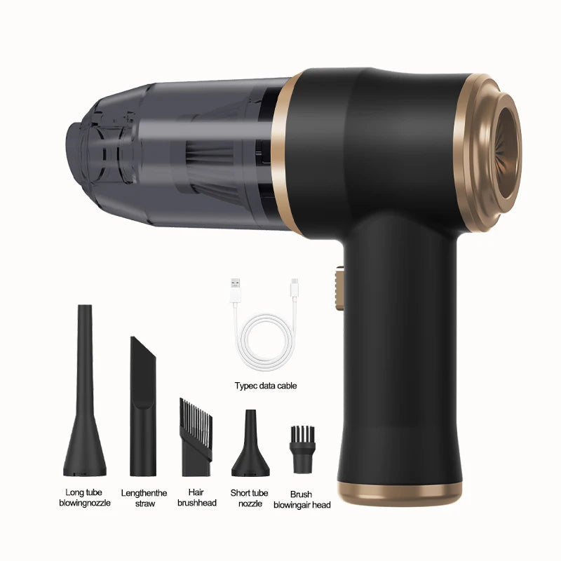 Wireless Car Vacuum Cleaner – High Power Portable Cleaning Machine