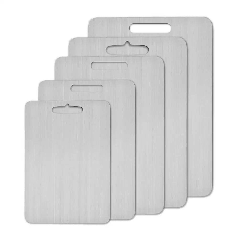 Titanium 304 Stainless Steel Double-Sided Cutting Board
