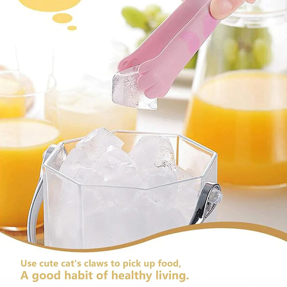 Japanese Cat Paw Tongs – Cute Stainless Steel Kitchen Clip